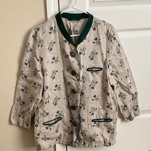 Doris Ulbrich 100% Linen Blazer